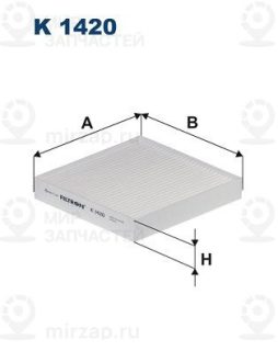Фильтр салона FILTRON K1420