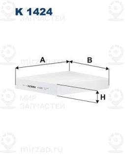 Фильтр салона FILTRON K1424