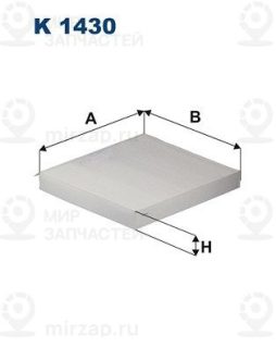 Фильтр салона FILTRON K1430