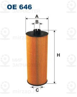 Фильтр масляный FILTRON OE646