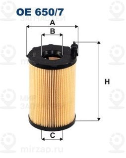 Фильтр масляный FILTRON OE6507