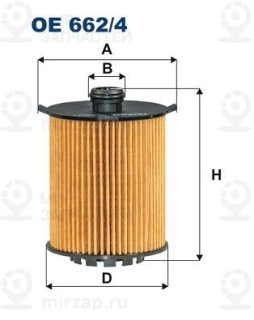 Фильтр масляный FILTRON OE6624