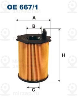Фильтр масляный FILTRON OE6671