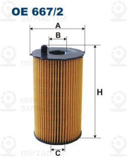 Фильтр масляный FILTRON OE6672