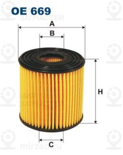 Фильтр масляный FILTRON OE669