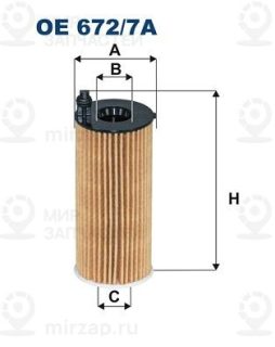 Фильтр масляный FILTRON OE6727A