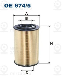 Фильтр масляный FILTRON OE6745