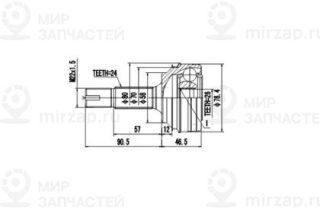 Запчасть AYWIPARTS AW1510167