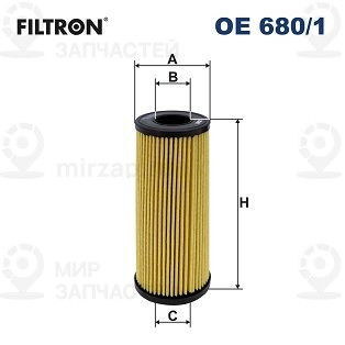 Фильтр масляный FILTRON OE6801