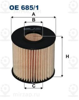 Фильтр масляный FILTRON OE6851