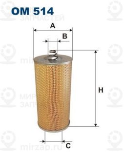 Фильтр масляный FILTRON OM514