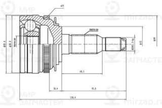 Запчасть AYWIPARTS AW1510174A