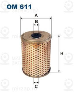 Гидрофильтр, рулевое управление FILTRON OM611