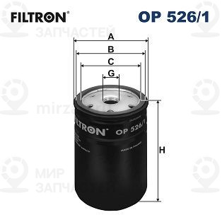 Фильтр масляный FILTRON OP5261