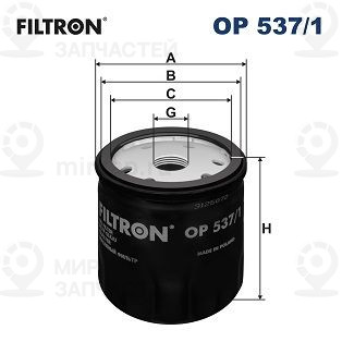 Фильтр масляный FILTRON OP5371