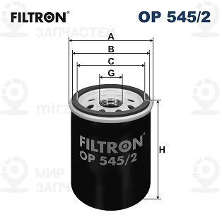 Фильтр масляный FILTRON OP5452