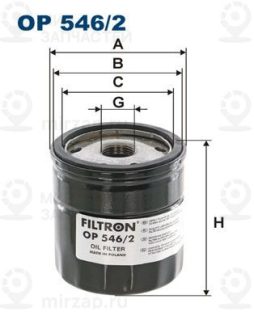 Фильтр масляный FILTRON OP5462