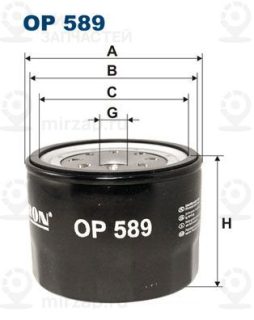 Фильтр масляный FILTRON OP589