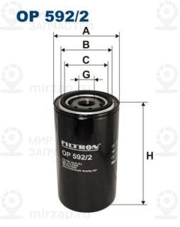 Фильтр масляный FILTRON OP5922