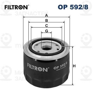 Фильтр масляный FILTRON OP5928