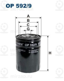 Фильтр масляный FILTRON OP5929