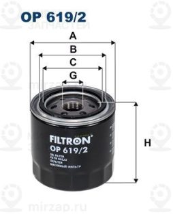 Запчасть FILTRON OP6192