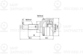 Запчасть AYWIPARTS AW1510197A