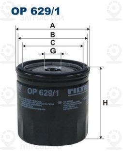 Фильтр масляный FILTRON OP6291