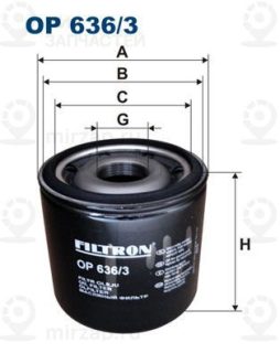 Фильтр масляный FILTRON OP6363