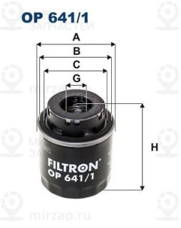 Фильтр масляный FILTRON OP6411