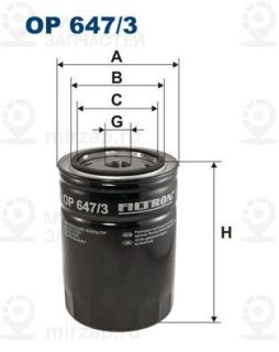 Фильтр масляный FILTRON OP6473