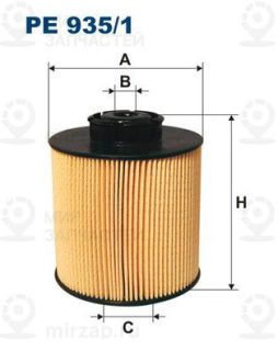 Фильтр топливный FILTRON PE9351