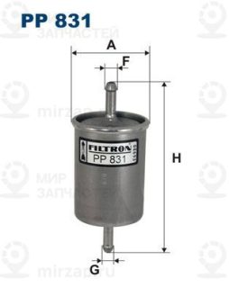 Фильтр топливный FILTRON PP831