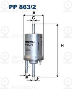 Фильтр топливный FILTRON PP8362