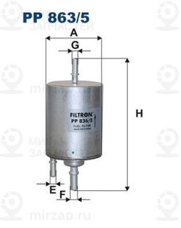 Фильтр топливный FILTRON PP8365