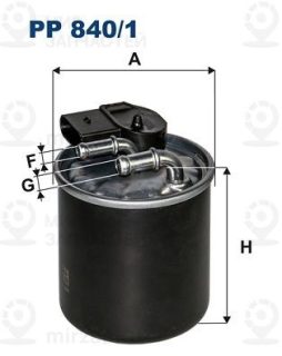 Фильтр топливный FILTRON PP8401