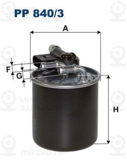 Фильтр топливный FILTRON PP8403