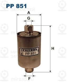 Фильтр топливный FILTRON PP851
