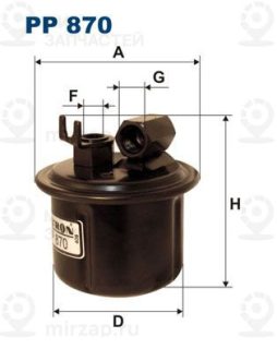 Запчасть FILTRON PP870