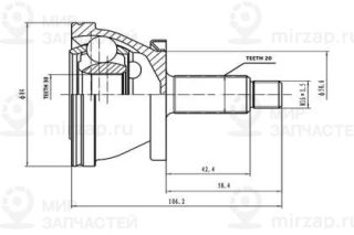 Запчасть AYWIPARTS AW1510800