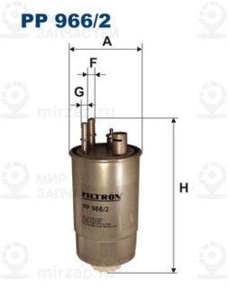 Фильтр топливный FILTRON PP9662