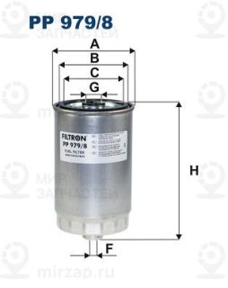 Запчасть FILTRON PP9798