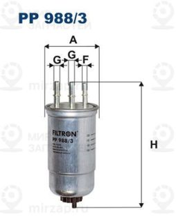 Фильтр топливный FILTRON PP9883