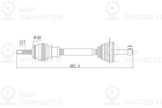 Запчасть AYWIPARTS AW1530115