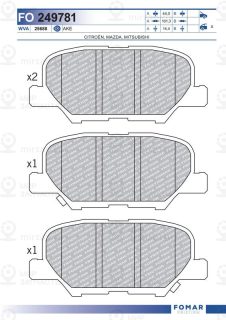 Запчасть FOMAR FO249781