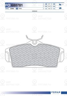 Запчасть FOMAR FO680781