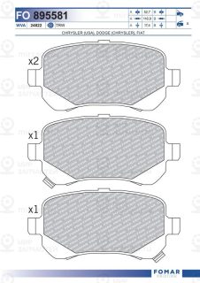 Запчасть FOMAR FO895581