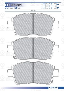 Запчасть FOMAR FO909381