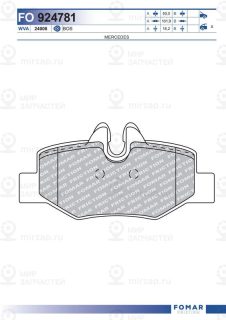 Запчасть FOMAR FO924781