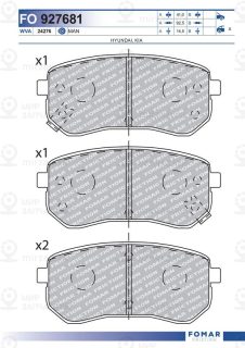 Запчасть FOMAR FO927681